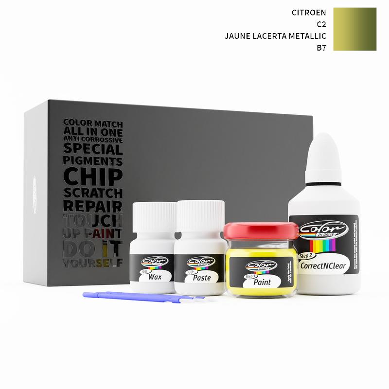 Citroen C2 Jaune Lacerta Metallic B7 Touch Up Paint