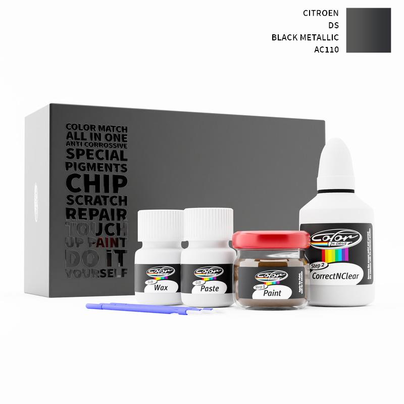 Citroen DS Black Metallic AC110 Touch Up Paint