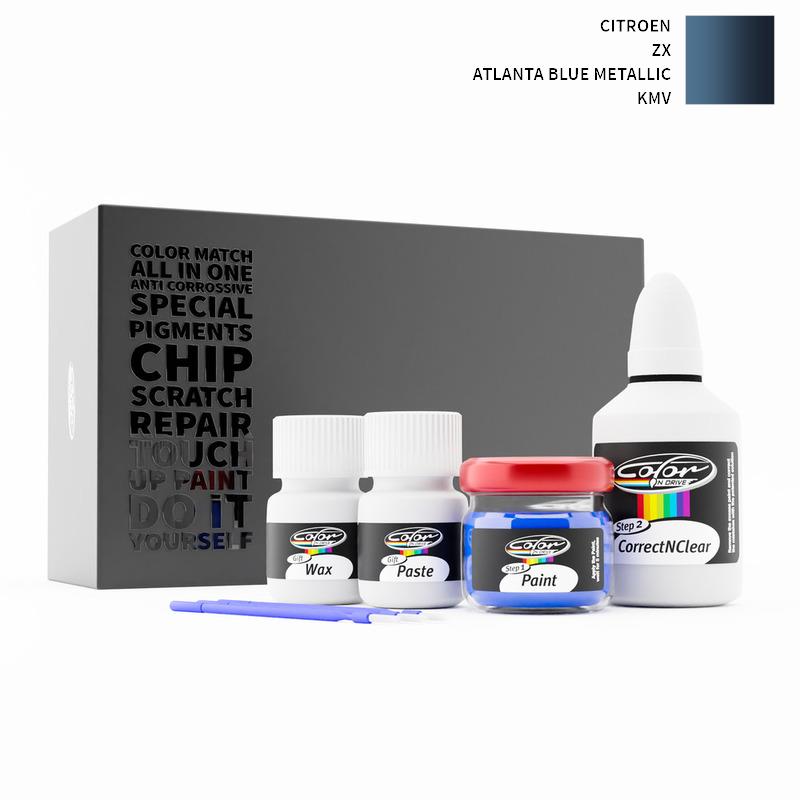 Citroen ZX Atlanta Blue Metallic KMV Touch Up Paint