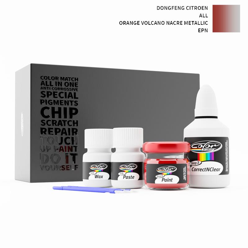 Dongfeng Citroen ALL Orange Volcano Nacre Metallic EPN Touch Up Paint