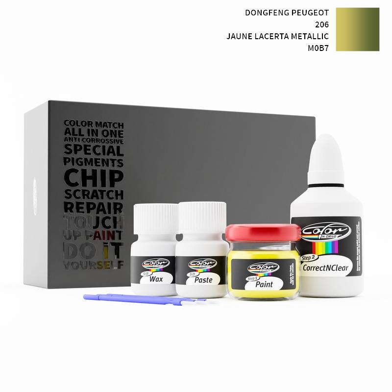 Dongfeng Peugeot 206 Jaune Lacerta Metallic M0B7 Touch Up Paint