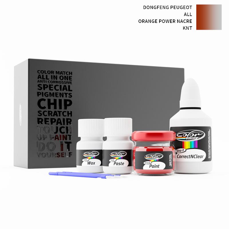 Dongfeng Peugeot ALL Orange Power Nacre KNT Touch Up Paint