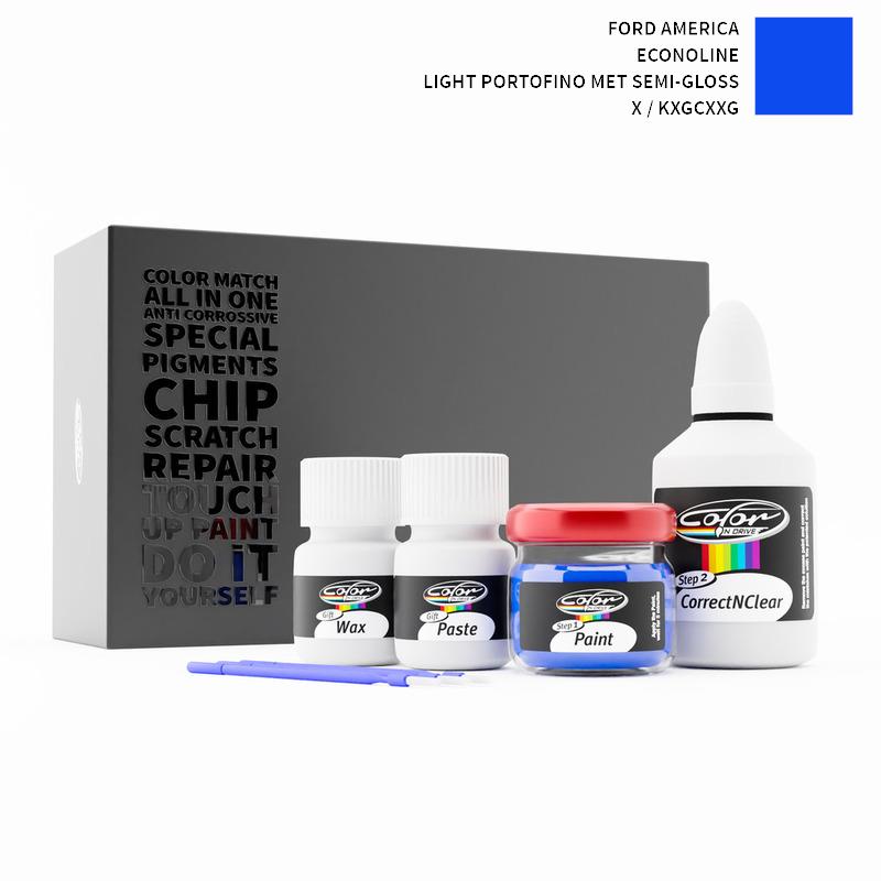 Ford America Econoline Light Portofino Met Semi-Gloss X / KXGCXXG Touch Up Paint