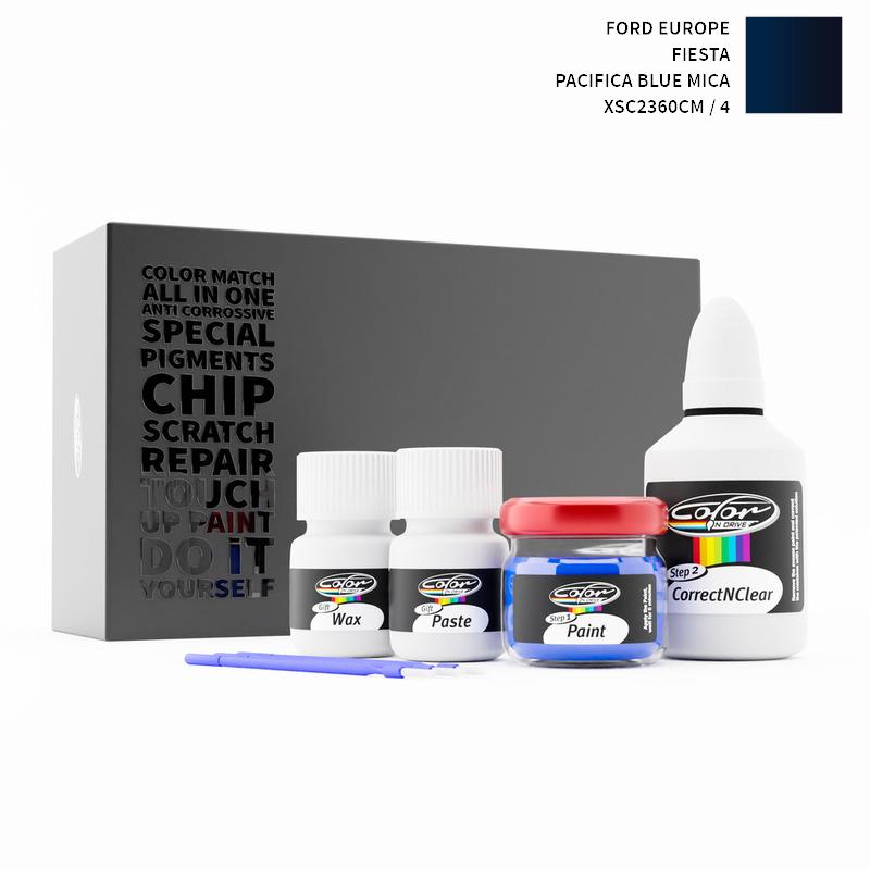 Ford Europe Fiesta Pacifica Blue Mica 4 / XSC2360CM Touch Up Paint