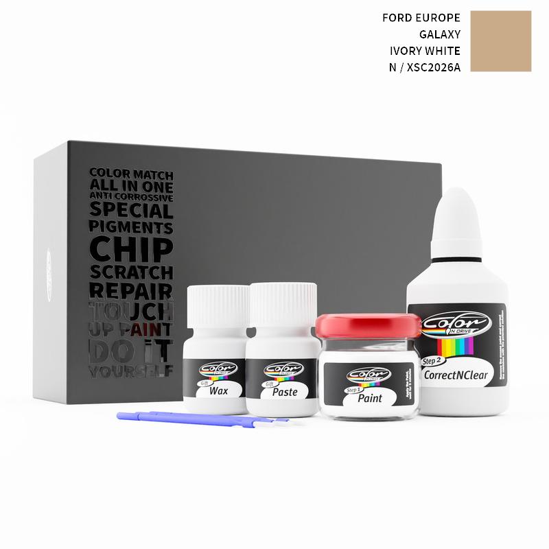 Ford Europe Galaxy Ivory White N / XSC2026A Touch Up Paint