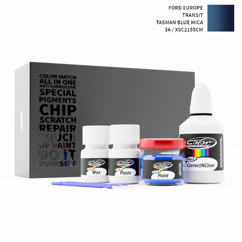 Ford Europe Transit Tasman Blue Mica 3A / XSC2155CM Touch Up Paint