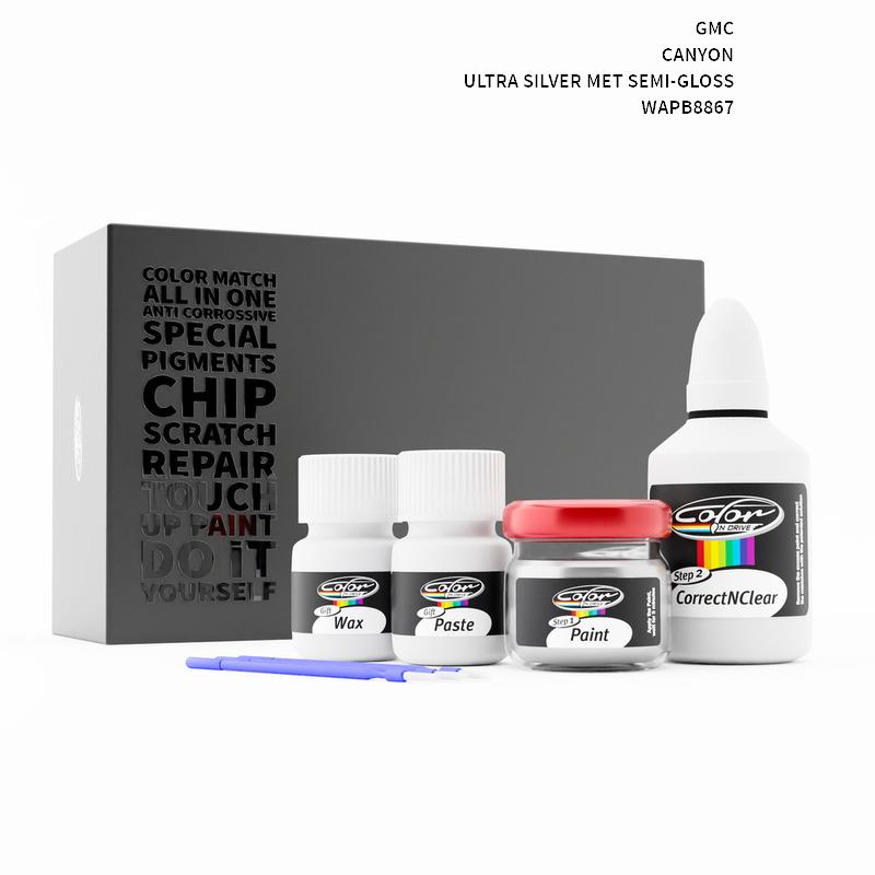 GMC Canyon Ultra Silver Met Semi-Gloss WAPB8867 Touch Up Paint