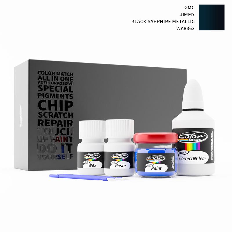 GMC Jimmy Black Sapphire Metallic WA8863 Touch Up Paint