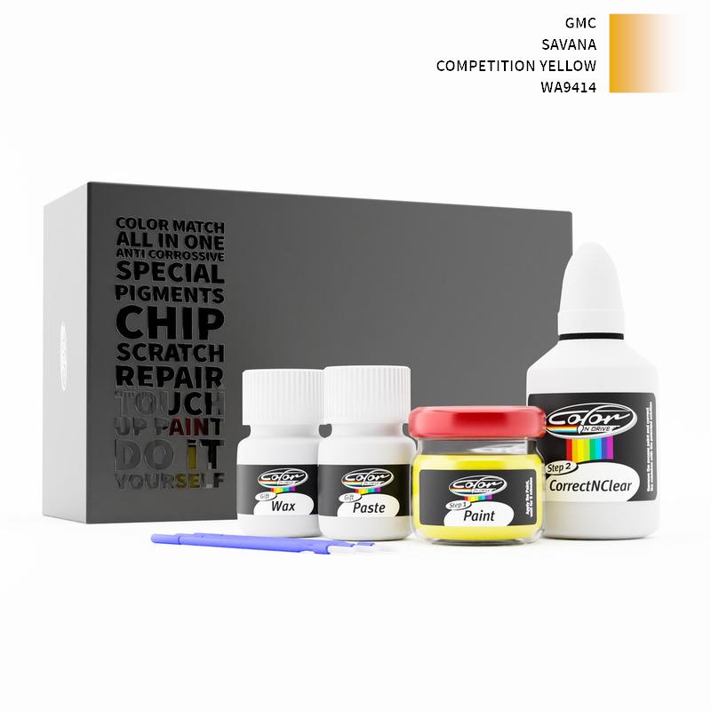 GMC Savana Competition Yellow WA9414 Touch Up Paint