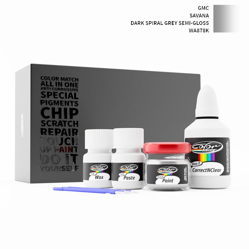 GMC Savana Dark Spiral Grey Semi-Gloss WA878K Touch Up Paint
