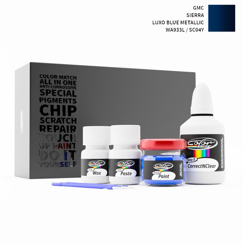 GMC Sierra Luxo Blue Metallic WA933L / SC04Y Touch Up Paint
