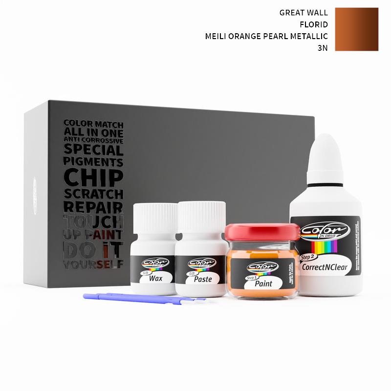 Great Wall Florid Meili Orange Pearl Metallic 3N Touch Up Paint