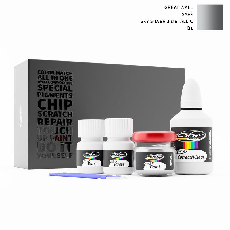 Great Wall Safe Sky Silver 2 Metallic B1 Touch Up Paint
