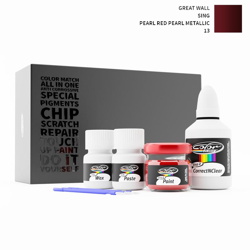 Great Wall Sing Pearl Red Pearl Metallic 13 Touch Up Paint
