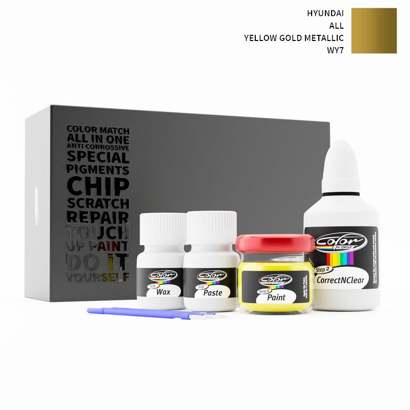 Hyundai ALL Yellow Gold Metallic WY7 Touch Up Paint