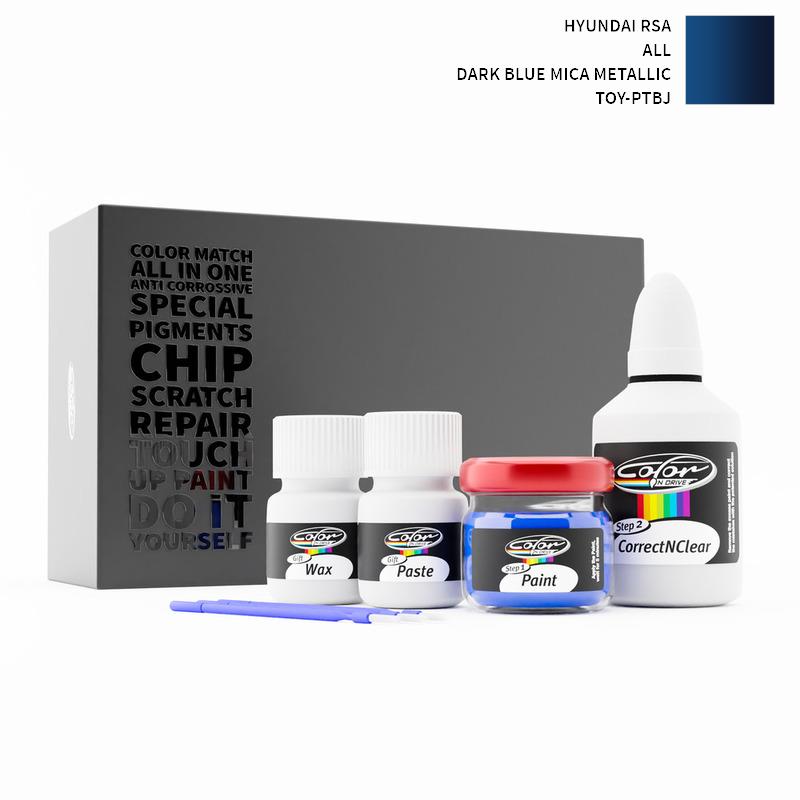 Hyundai Rsa ALL Dark Blue Mica Metallic TOY-PTBJ Touch Up Paint