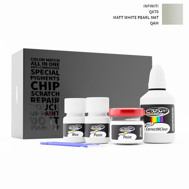 Infiniti Qx70 Matt White Pearl Mat QAM Touch Up Paint