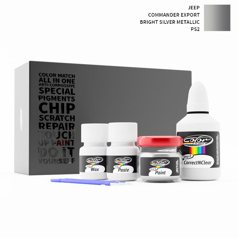 Jeep Commander Export Bright Silver Metallic PS2 Touch Up Paint