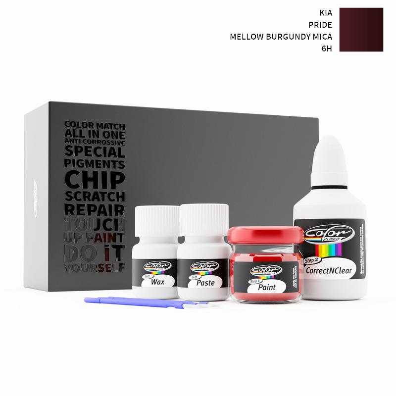 KIA Pride Mellow Burgundy Mica 6H Touch Up Paint