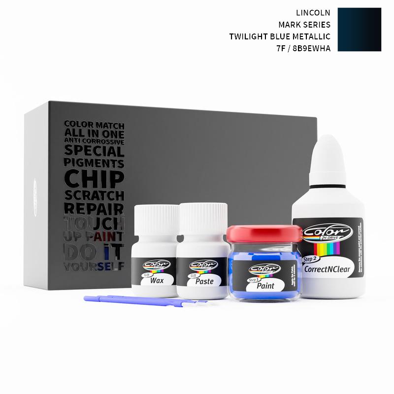 Lincoln Mark Series Twilight Blue Metallic 7F / 8B9EWHA Touch Up Paint
