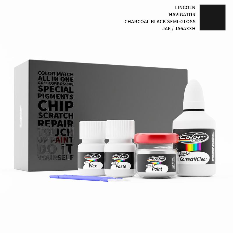 Lincoln Navigator Charcoal Black Semi-Gloss JA6 / JA6AXXH Touch Up Paint
