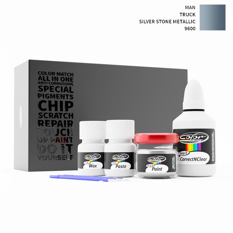 MAN Truck Silver Stone Metallic 9600 Touch Up Paint