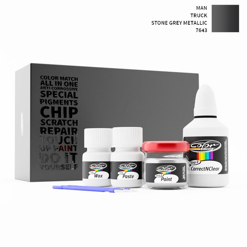 MAN Truck Stone Grey Metallic 7643 Touch Up Paint
