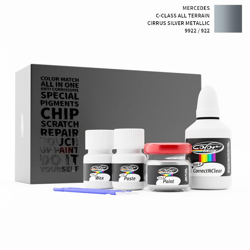 Mercedes C-Class All Terrain Cirrus Silver Metallic 922 / 9922 Touch Up Paint
