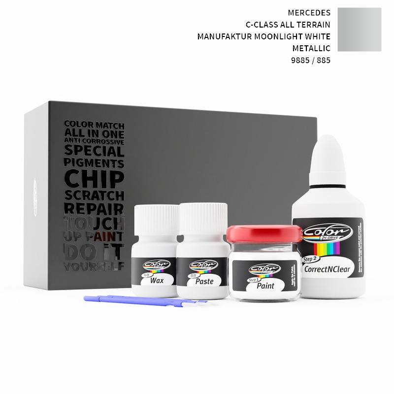 Mercedes C-Class All Terrain Manufaktur Moonlight White Metallic 885 / 9885 Touch Up Paint