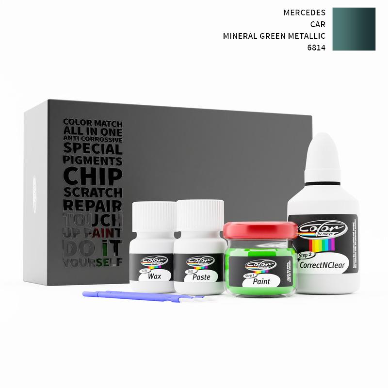 Mercedes CAR Mineral Green Metallic 6814 Touch Up Paint