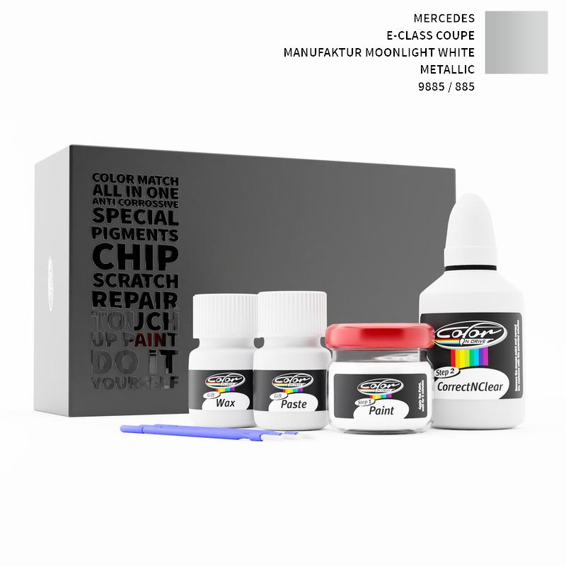 Mercedes E-Class Coupe Manufaktur Moonlight White Metallic 885 / 9885 Touch Up Paint