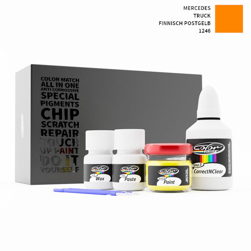 Mercedes Truck Finnisch Postgelb 1246 Touch Up Paint