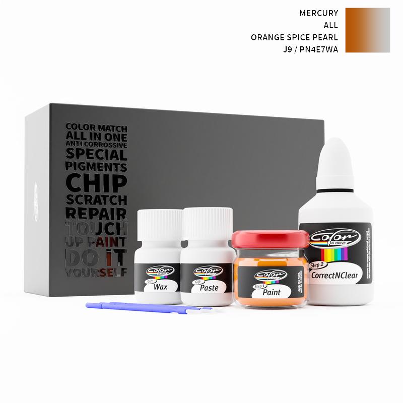 Mercury ALL Orange Spice Pearl J9 / PN4E7WA Touch Up Paint