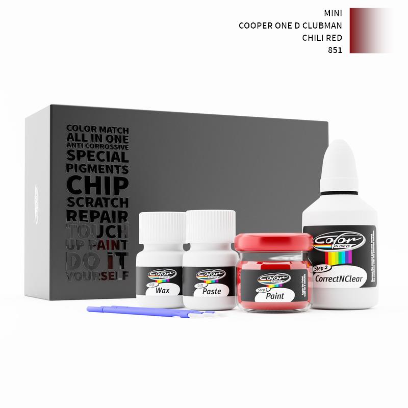 Mini Cooper One D Clubman Chili Red 851 Touch Up Paint