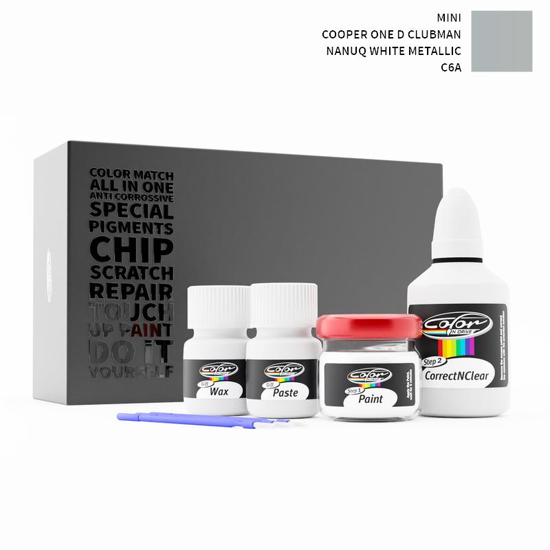Mini Cooper One D Clubman Nanuq White Metallic C6A Touch Up Paint