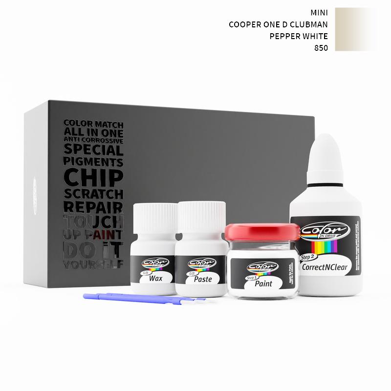 Mini Cooper One D Clubman Pepper White 850 Touch Up Paint