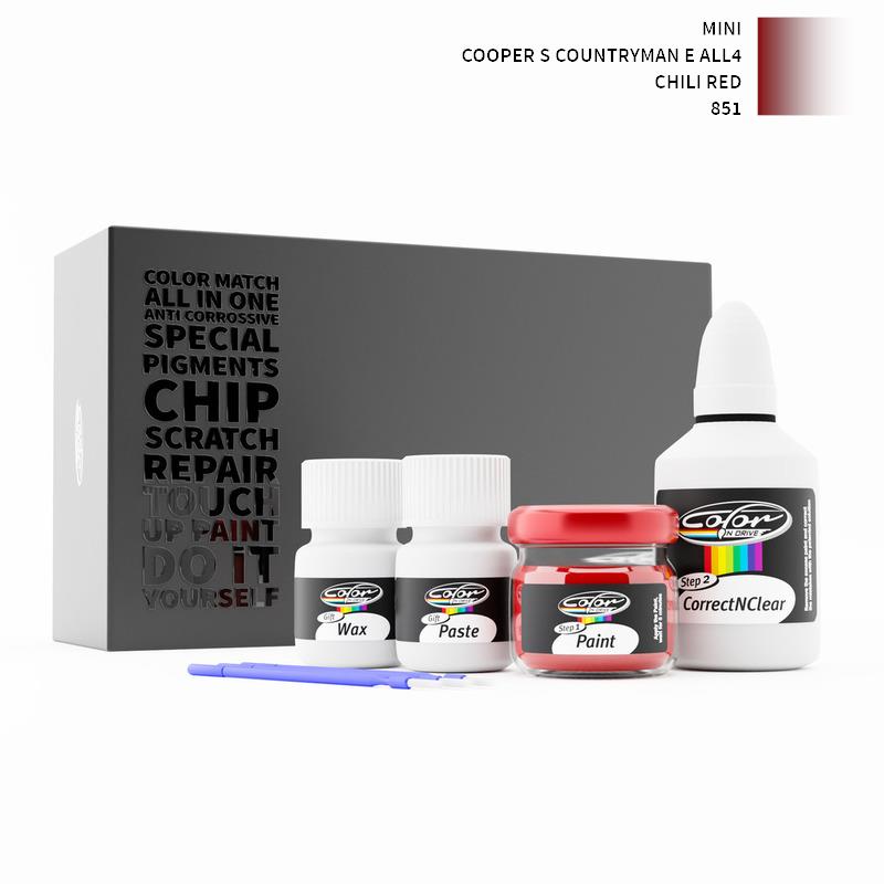 Mini Cooper S Countryman E All4 Chili Red 851 Touch Up Paint