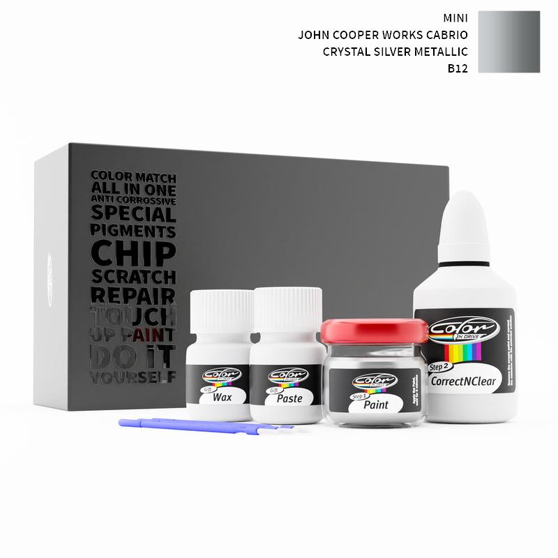 Mini John Cooper Works Cabrio Crystal Silver Metallic B12 Touch Up Paint