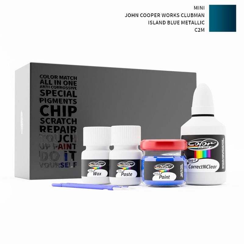 Mini John Cooper Works Clubman Island Blue Metallic C2M Touch Up Paint