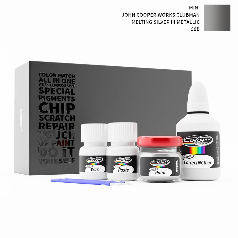 Mini John Cooper Works Clubman Melting Silver Iii Metallic C6B Touch Up Paint