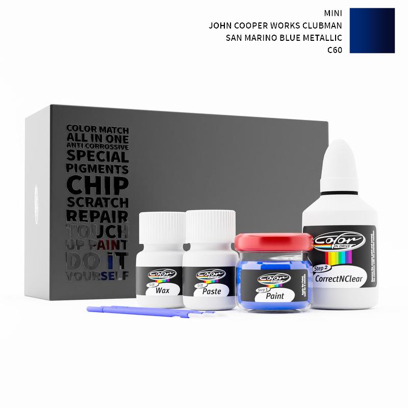 Mini John Cooper Works Clubman San Marino Blue Metallic C60 Touch Up Paint