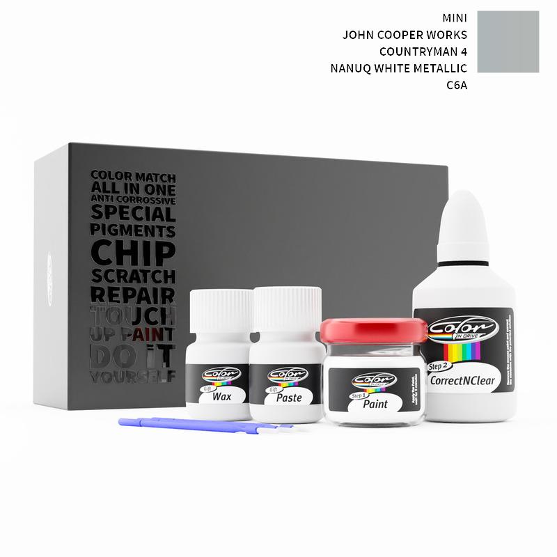 Mini John Cooper Works Countryman 4 Nanuq White Metallic C6A Touch Up Paint