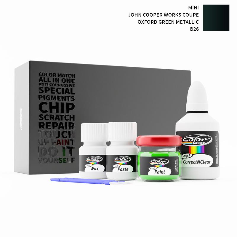 Mini John Cooper Works Coupe Oxford Green Metallic B26 Touch Up Paint
