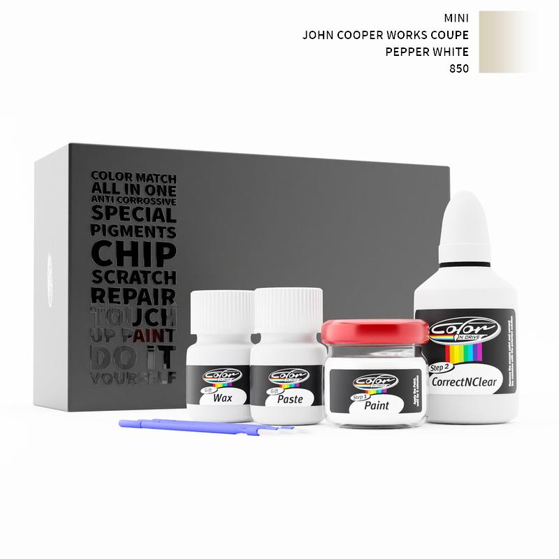 Mini John Cooper Works Coupe Pepper White 850 Touch Up Paint