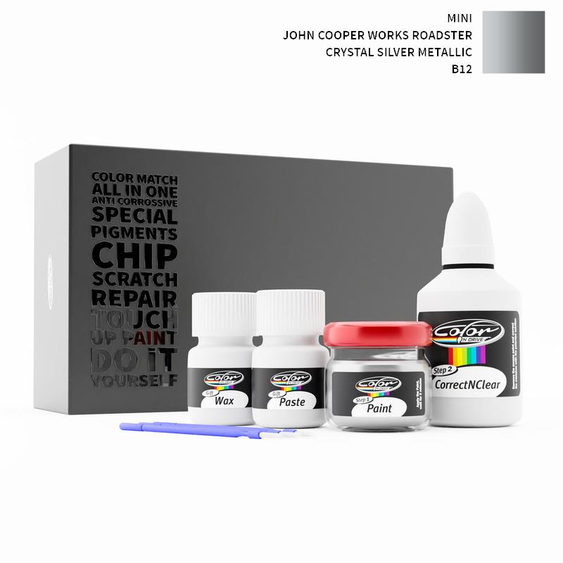 Mini John Cooper Works Roadster Crystal Silver Metallic B12 Touch Up Paint