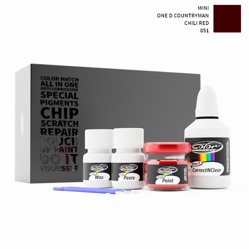 Mini One D Countryman Chili Red 851 Touch Up Paint