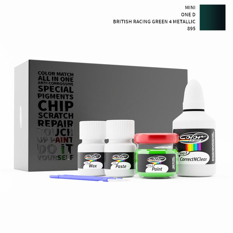 Mini One D British Racing Green 4 Metallic 895 Touch Up Paint
