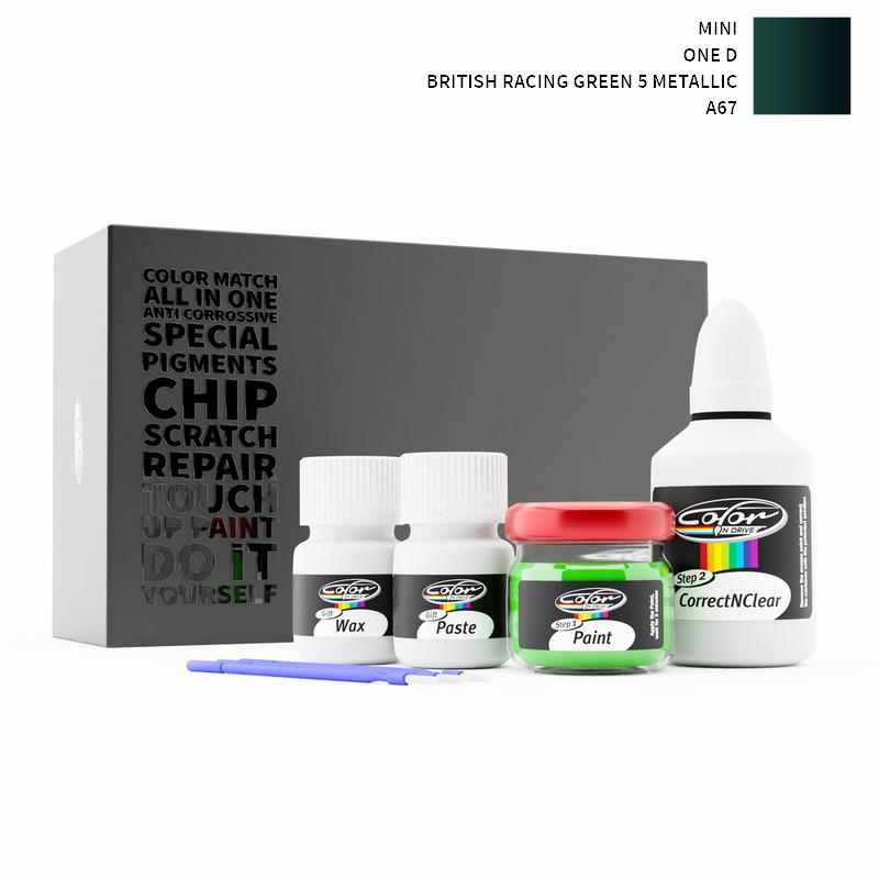 Mini One D British Racing Green 5 Metallic A67 Touch Up Paint