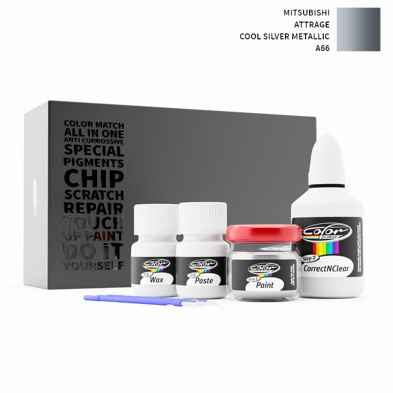 Mitsubishi Attrage Cool Silver Metallic A66 Touch Up Paint