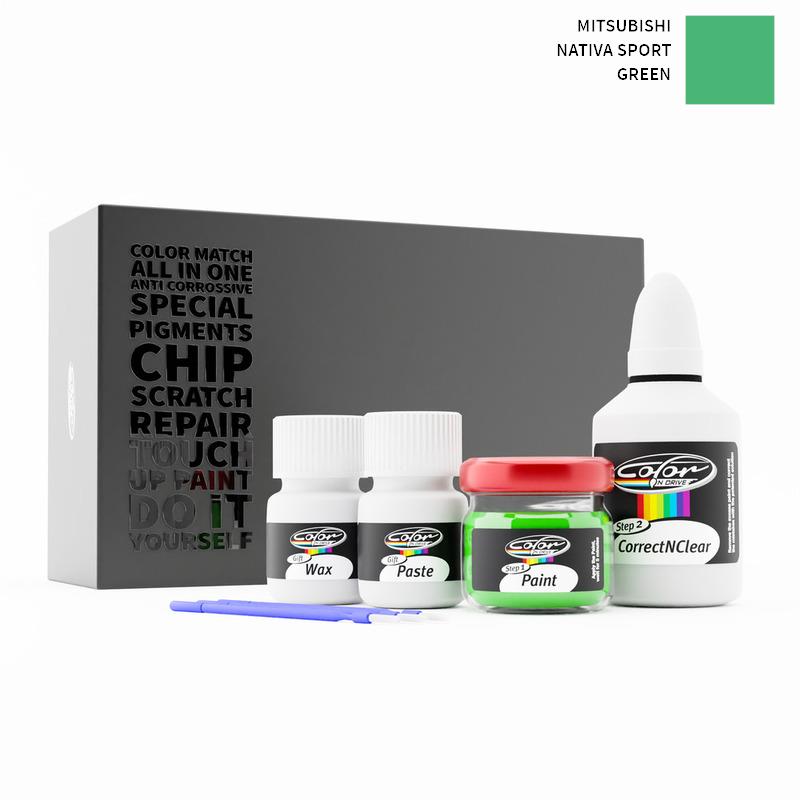 Mitsubishi Nativa Sport Green  Touch Up Paint